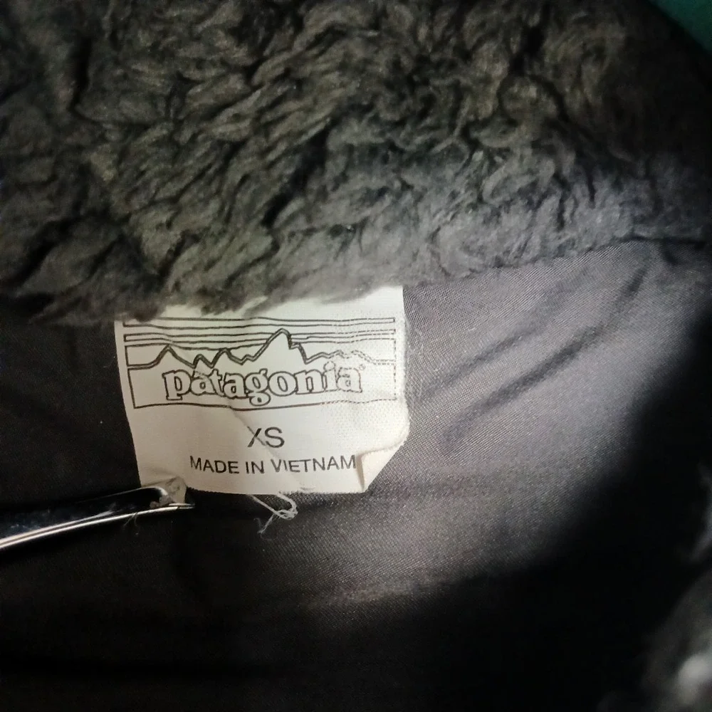 Patagonia Los Gatos Hooded Vest Women's XS Forged Grey Full Zip Reversible 25221